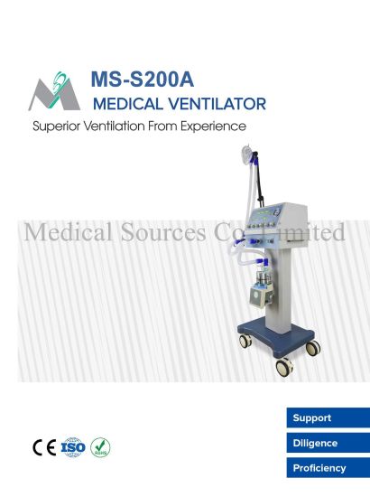 (MS-S200A) Respirateur néonatal pédiatrique pour respirateur néonatal de compresseur d'air de machine CPAP de l'hôpital