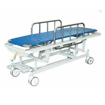 (MS-S480A) Carro ambulante de transporte hidráulico de camilla médica de acero inoxidable para ambulancia