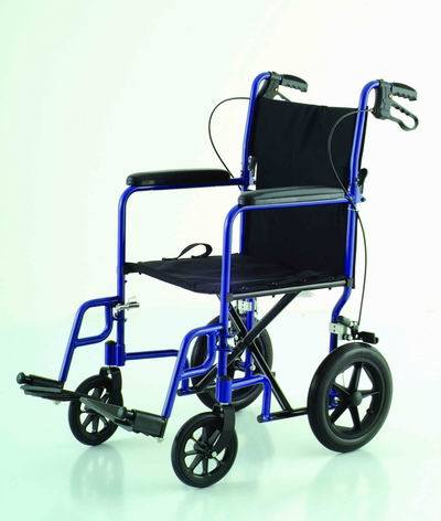 Aluminum Lightweight Manual Transport Power Commode Wheelchair (MS-T20A)