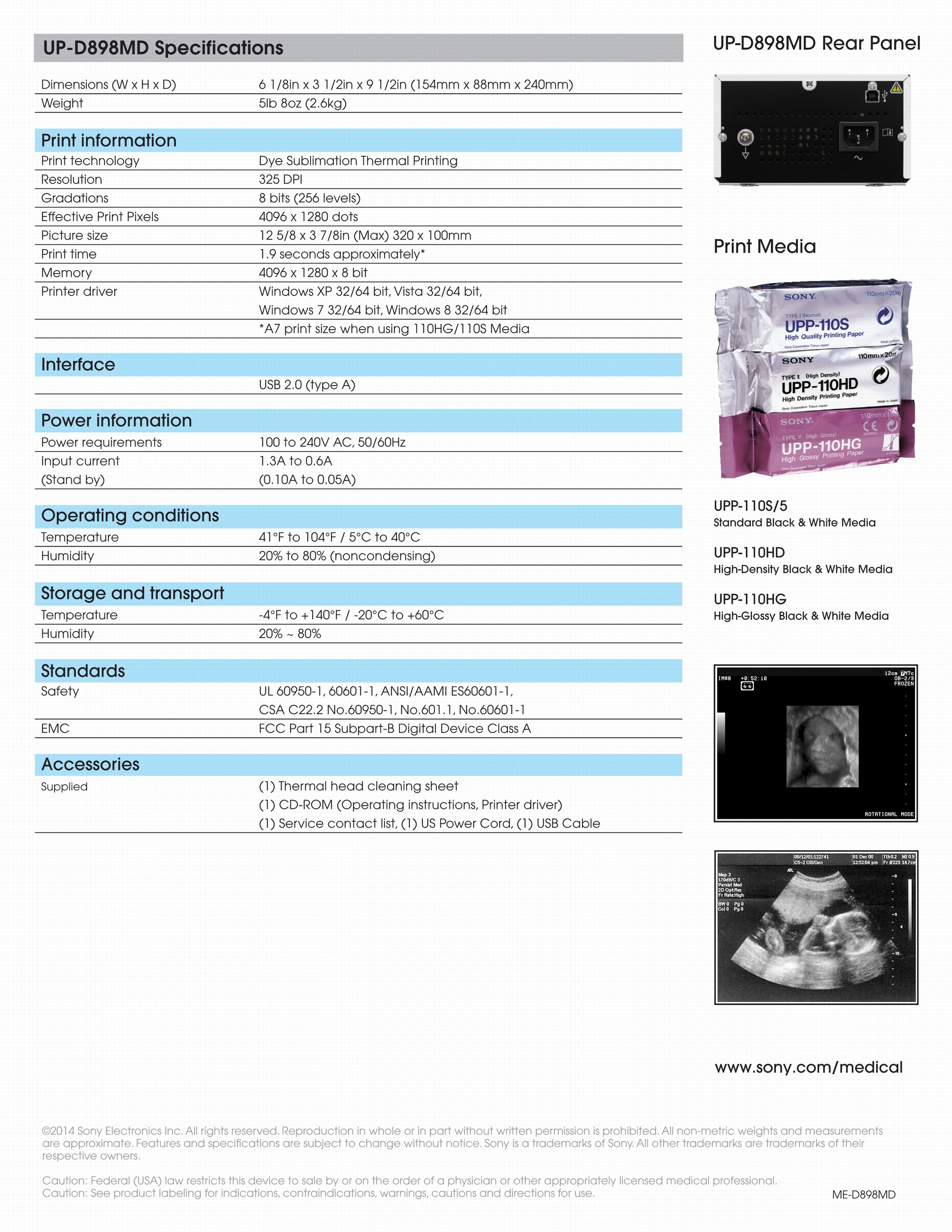 SONY UP-D898MD Digital Graphic Printe-2