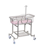 MS-P100A Hospital Stainless Steel Baby Cot Infant Bed