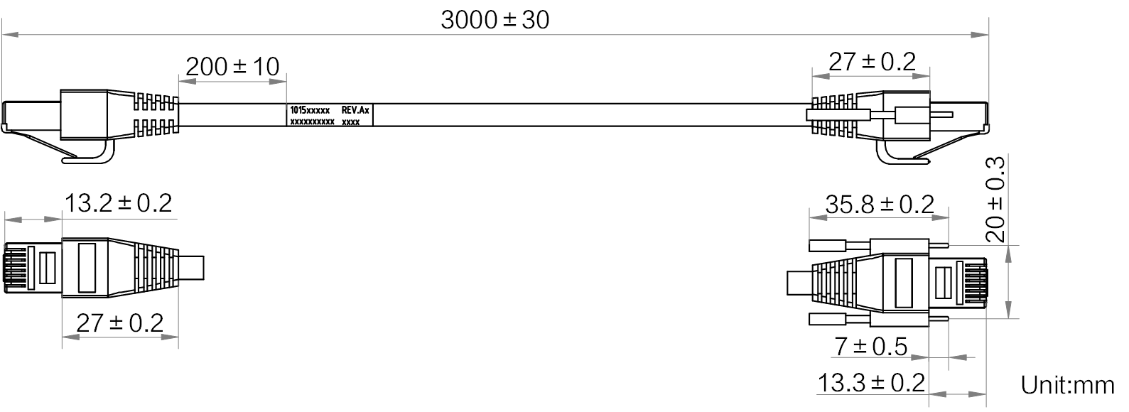 اندازه کابل شبکه 10G
