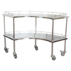 (MS-T50S) Medical Stainless Steel Hospital Instrument Trolley