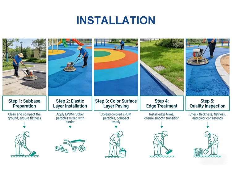Instala&ccedil;&atilde;o EPDM