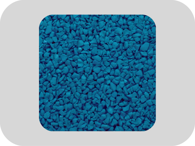 Kindergartenblaues EPDM-Gummigranulat