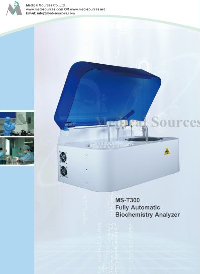 (MS-T300) Uso de laboratorio Analizador bioquímico completamente automático