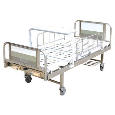(MS-M610) Two Cranks Stainless Steel Hospital ICU Medical Patient Bed
