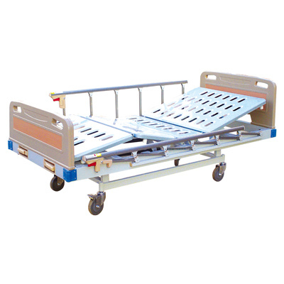 (MS-M470) Two Cranks Hospital Patient Bed Medical Manual ICU Bed