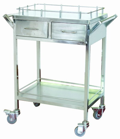 (MS-T170S) Hospital Multi-Function Stainless Steel Anesthetic Trolley Medical Trolley