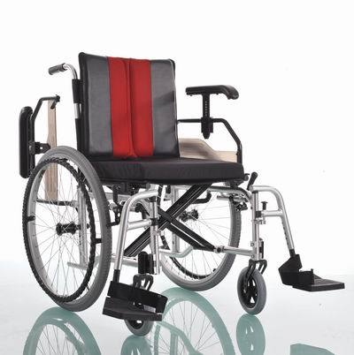 (MS-100A) Aluminum Manual Lightweight Transport Folding Power Wheel Chair