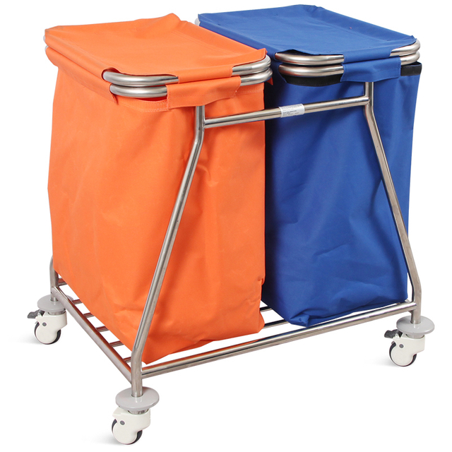 (MS-T410S) Hospital Stainless Steel Liner Medical Multi-Function Trolley