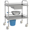 (MS-T20S) Hospital Multi-Function Stainless Steel Medical Dressing Trolley