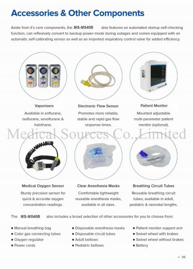 (MS-M540B) General Medical Anaesthesia/Anesthesia Machine