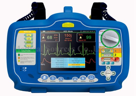 Défibrillateur externe automatique de premiers secours de prix usine Ms-390d