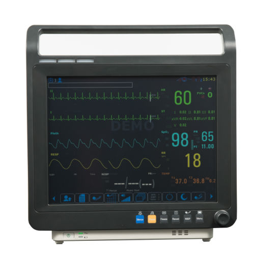Moniteur patient multi-paramètres ECG à écran tactile 12 pouces (MS-8800)