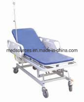 (MS-S480B) Ambulance Medical Patient Transport Folding Hydraulic Stretcher Trolley