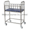 (MS-P200) Hospital Pediatric Stainless Infant Bed Baby Newborn Bed