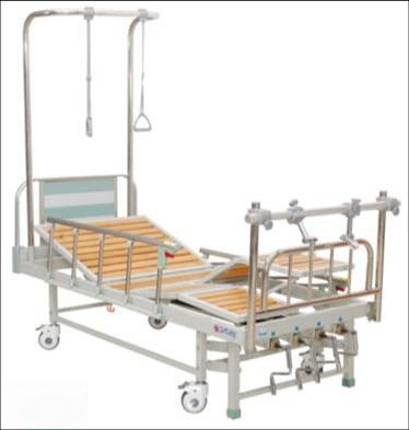 (MS-Q200) Three Cranks 3 Functions Hospital Orthopedic Nursing Traction Bed