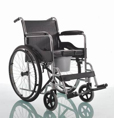 (MS-90S) Steel Power Wheelchair Folding Ultralight Manual Wheelchair