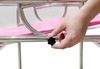MS-P100A Hospital Stainless Steel Baby Cot Infant Bed