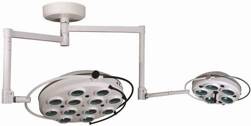 (MS-CDC5 + 12) Lámpara de operación de luz quirúrgica de techo de doble cabezal Luz de operación