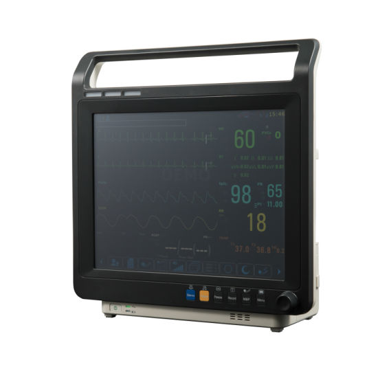 (MS-8800S) Monitor de paciente multiparamétrico con pantalla táctil ECG de 12 pulgadas