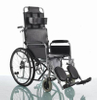 (MS-220S) Steel High Back Lightweight Power Manual Folding Wheelchair