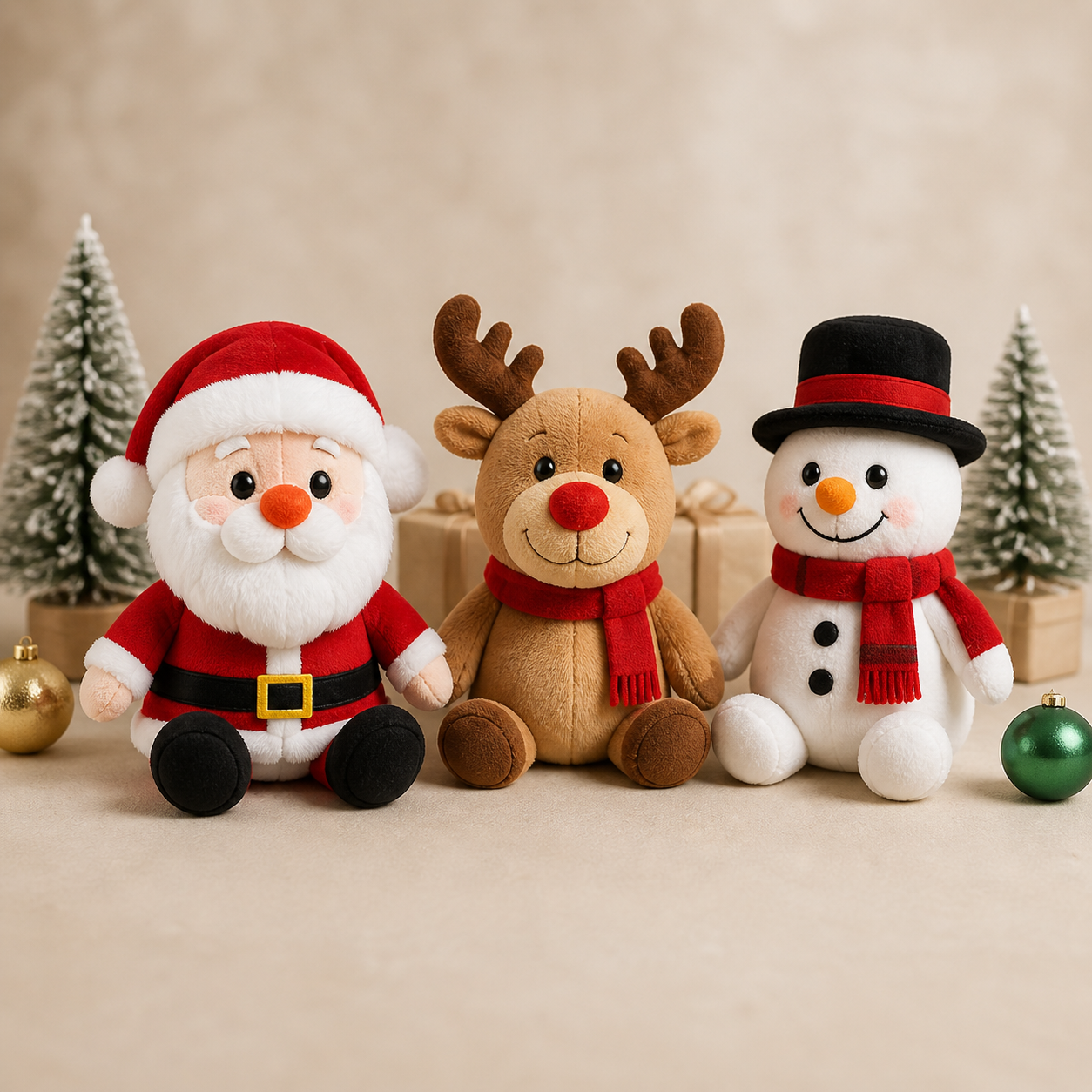 Seasonal promotional plush toys for holiday marketing campaigns