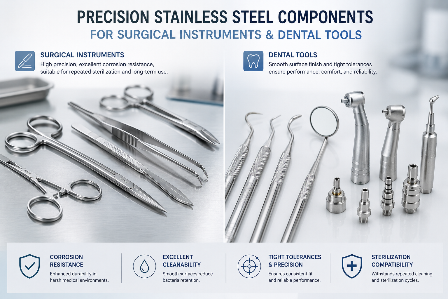 Instrumentos quir&uacute;rgicos y herramientas dentales de precisi&oacute;n de acero inoxidable fabricados para aplicaciones m&eacute;dicas.png
