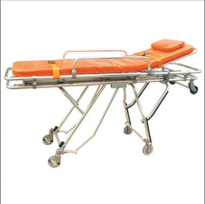 (MS-S360) Ambulance Stainless Steel Medical Stretcher Patient Transport Trolley
