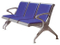 (MS-C130) Silla de espera con tratamiento de tres asientos de alta calidad