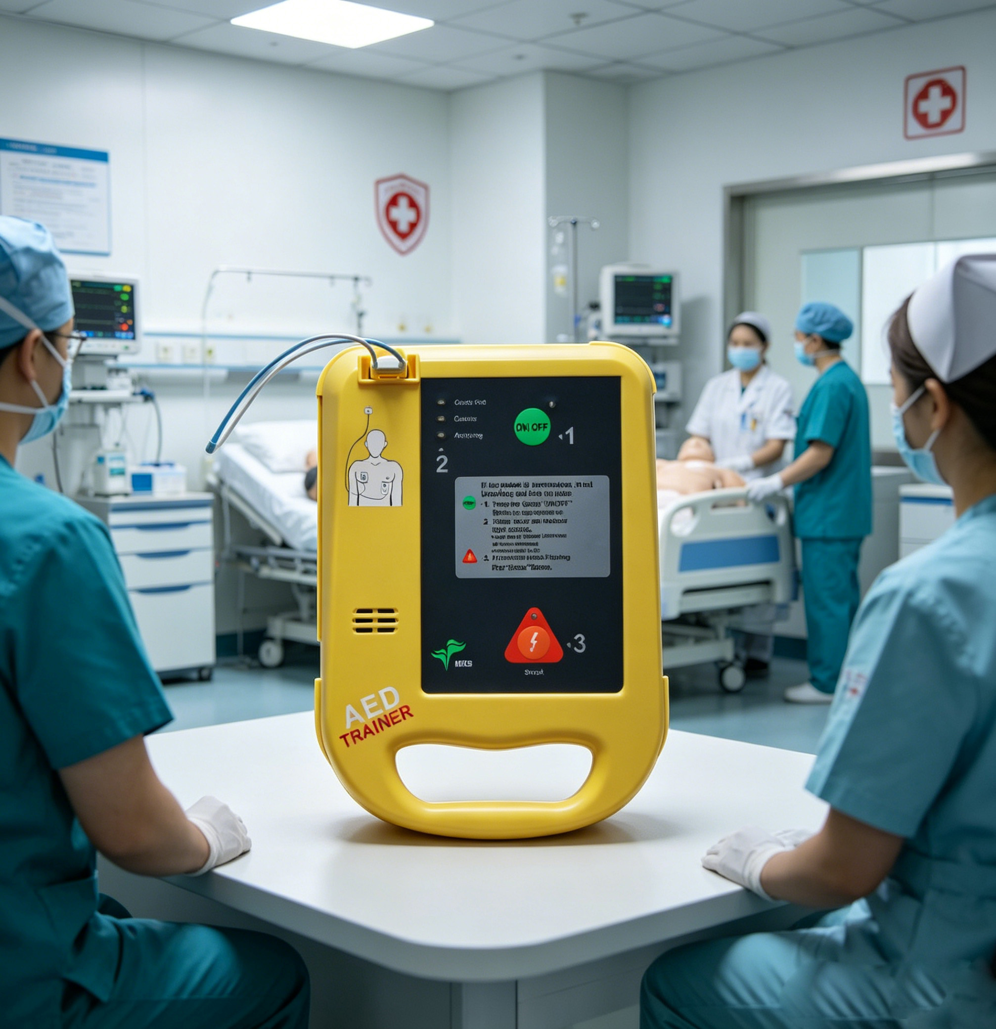 MS-300T Medical Hospital Emergency First Aid Portable Aed Biphasic Automatic External Defibrillator