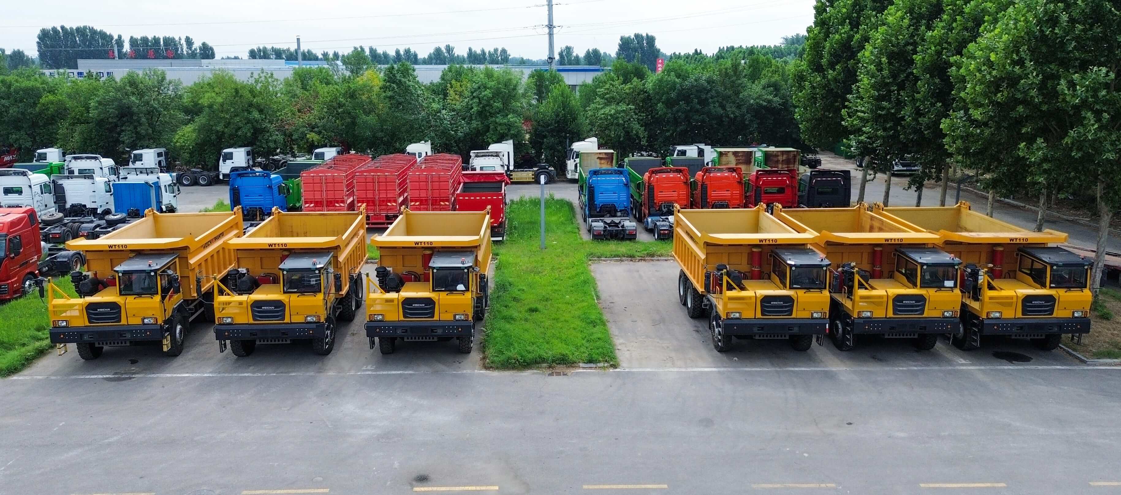 WT110-Gro&szlig;raum-Muldenkipper f&uuml;r den Bergbau ab Lager verf&uuml;gbar