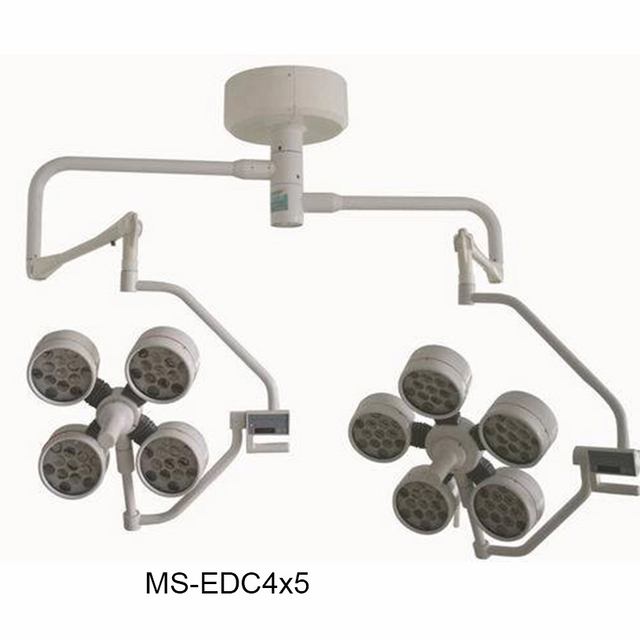 (MS-EDC4X5) Ceiling Type Double Head Operation Lamp Shadowless Surgical Light