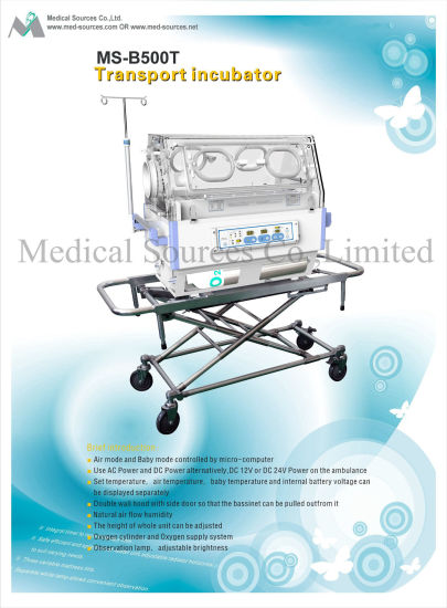 (MS-B500T) Incubateur mobile pour bébé