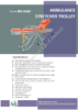 (MS-S360) Ambulance Stainless Steel Medical Stretcher Patient Transport Trolley