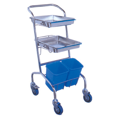 (MS-T300S) Hospital Stainless Steel Medical Infusion Treatment Trolley