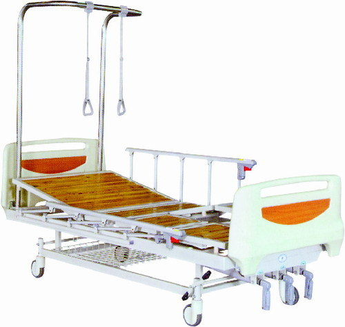(MS-Q110) Deux manivelles 2 fonctions lit de traction de soins infirmiers orthopédiques de l'hôpital