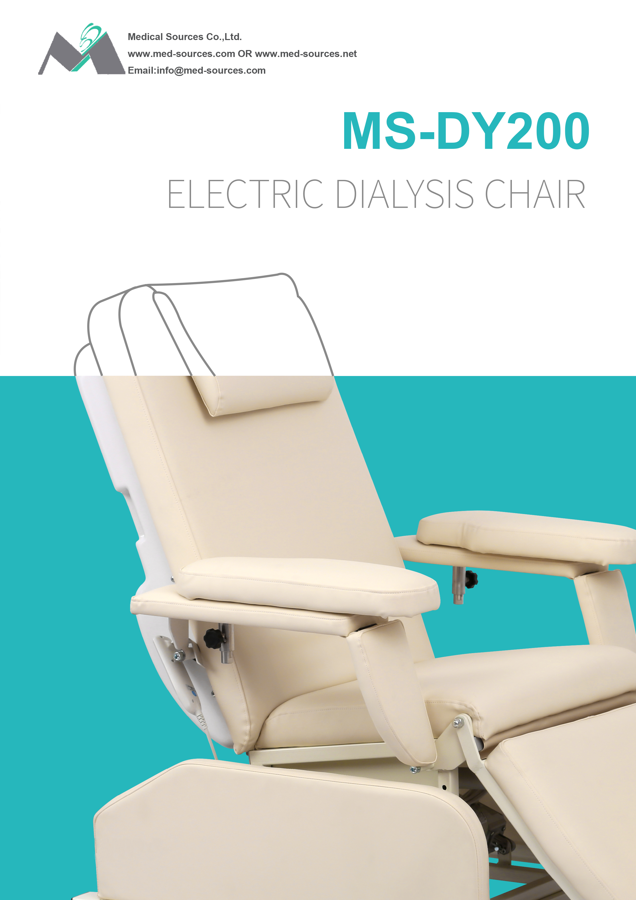 MS-DY200 Electric Dialysis Chair-1