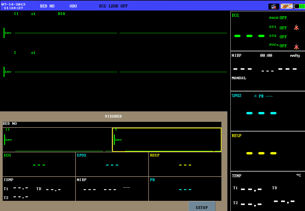  PM500-30 Multi-parameter Patient Monitor