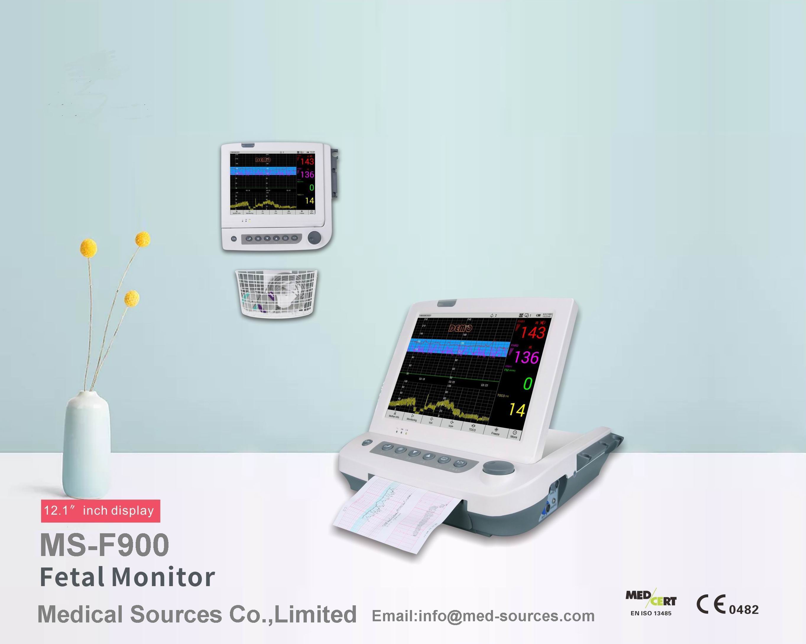 MS-F900 Nine Parameters Fetal Monitor-1