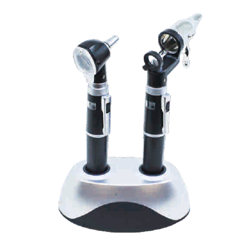 Ent Diagnostic Kits Rechargeable Fiber Optic Otoscope Nasal Speculum Set