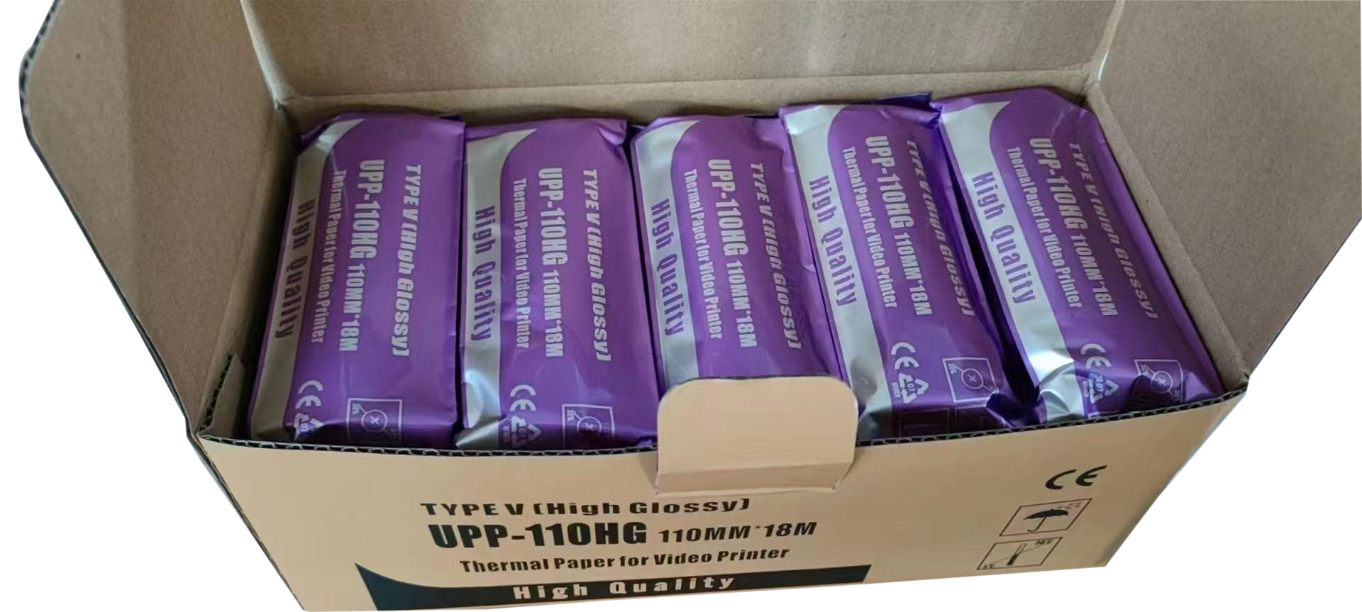 UPP-110HG TYPE V HIGH GLOSSY Ultrasound Paper for Video Printer