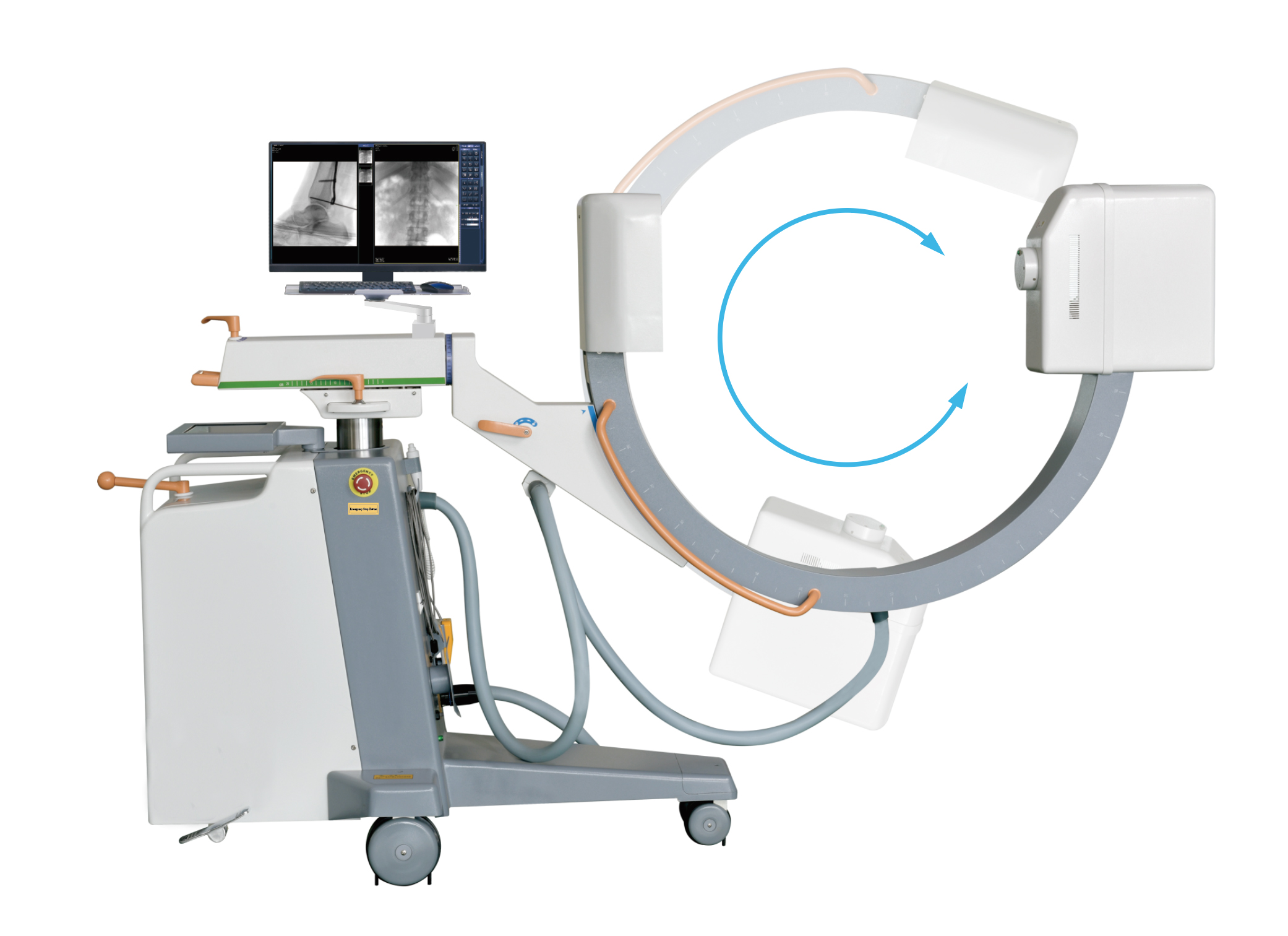 MS-C8800A Mobile C-Arm X-ray with FPD Imaging System